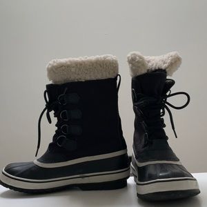 Sorel Black Snow Boots US8.5
